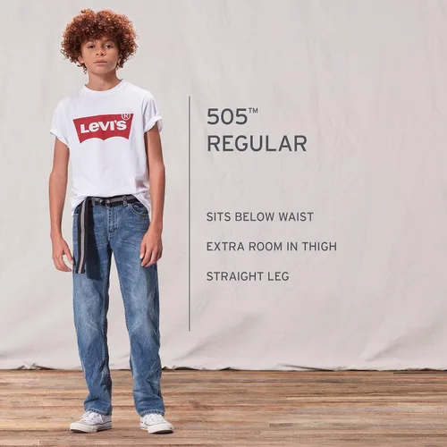 Vista 6 de Levis Boys 505 Regular Fit Jeans