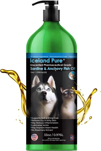 Vista 7 de Iceland Pure Aceite de Anchoa de sardina, capturado en la naturaleza, 1597 mg de Omega 3 por cucharadita, grado farmacéutico sin perfume