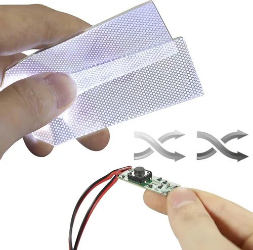 Vista 27 de Luces LED [Con detección de voz] para decoración de casco flexible, kit de bricolaje para cosplay, superhéroe RGB, para hombres, regalos - Luces Voz