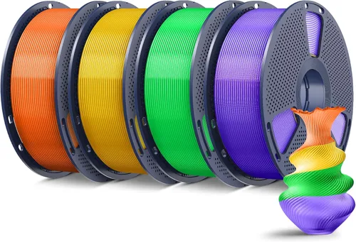 Vista 41 de SUNLU - Filamento PLA Plus para impresora 3D, 1.75 mm, bobina de 1 kg (2.2 lb), enrollado de forma ordenada, precisión dimensional ±0.02 mm