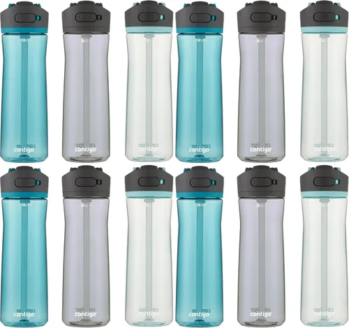 Vista 7 de Contigo Ashland 2.0 AUTOSPOUT Botella de agua, 24 onzas, arándano; Agave (paquete de 8)
