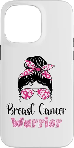 Vista 21 de iPhone 16 Breast Cancer Warrior Breast Cancer Awareness Case