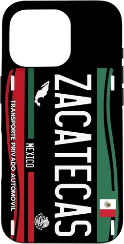 Vista 20 de Placa de matrícula Zacatecas para iPhone 13 Pro Max, Zacatecas México, funda Zacatecas