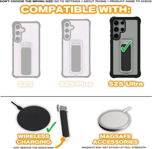 Vista 27 de Scooch Wingman - Funda con función atril para Samsung Galaxy S9 [protección contra caídas de 10 pies] [soporte bidireccional] funda protectora a