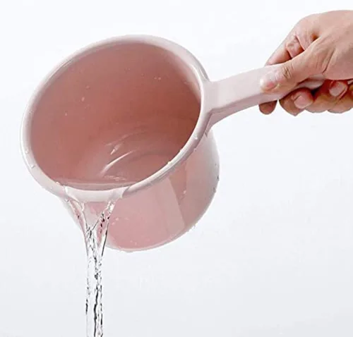 Vista 5 de Paquete de 3 cucharones de agua de plástico con mango largo para acampar y uso doméstico