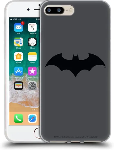 Vista 218 de Head Case Designs Funda de gel con licencia oficial de Batman DC Comics Bat Signal Logos [protección de grado militar] compatible con Apple iPhone 7