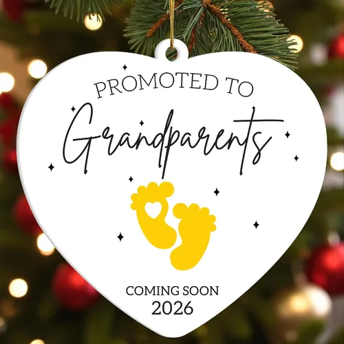 Vista 16 de Adornos de Navidad Familiares 2025, Nuestro Primer Adorno de Navidad como Familia de 3, Adorno de Árbol de Navidad, Adornos de Primer Navidad