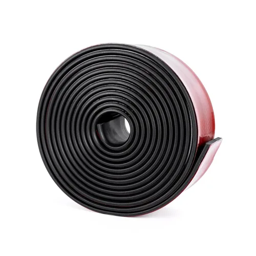 Vista 30 de Tiras de goma de neopreno con parte trasera adhesiva, junta autoadhesiva para acolchado de alfombrilla, 1 pulgada de ancho x 1/5 pulgadas de grosor