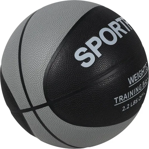 Vista 2 de Basketball Weighted 1kg Auxiliary Heavy 2.2lbs Size 6 for Indoor and Outdoor Training, Training Heavy Basketball for Improving Dribbling, Passing