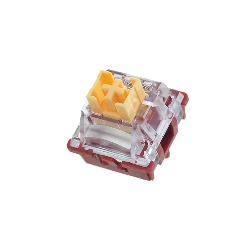 Vista 5 de GK GAMAKAY Phoenix - Interruptor de teclado silencioso lineal con difusor LED para teclado mecánico retroiluminado de 5 pines interruptores
