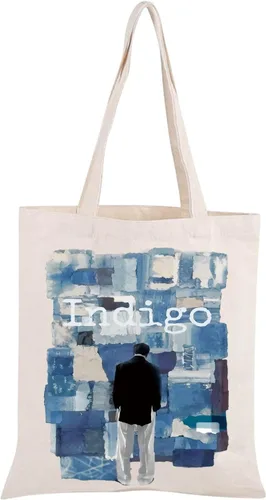 Vista 3 de BLUPARK Indigo Album Tote Bag - Bolso Kpop de lona inspirado en cantantes
