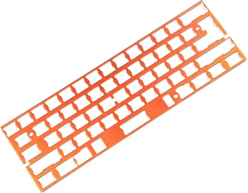 Vista 9 de YMDK Placa de aluminio anodizado universal de posicionamiento placa placa soporte ISO ANSI para GH60 PCB 60% teclado DIY