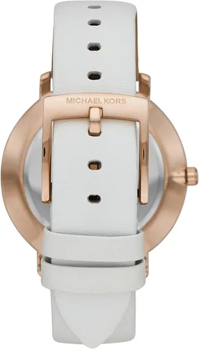 Vista 2 de Michael Kors - Reloj de acero inoxidable Pyper con tres manecillas talla única blanco White38mm