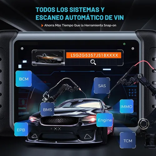 Vista 5 de Autel Escáner MaxiPRO MP808S, Herramienta de Escaneo Bidireccional 2026, Actualización de 2 Años, Codificación Avanzada de ECU como MP900BT / MS906