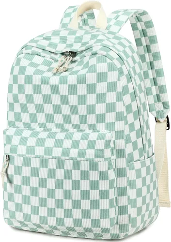 Vista 29 de BTOOP Mochila escolar para adolescentes, mochila grande de pana ligera, para niñas, niños, casual, escuela secundaria, universidad, Mochilas Daypack