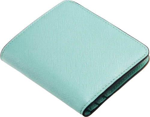 Vista 3 de Toughergun - Cartera de cuero genuino de lujo para mujer con cierre Rfid y ventana de identificación.