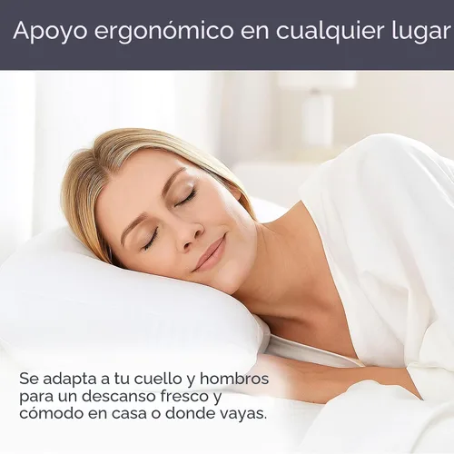 Vista 6 de Remedy, almohada con relleno microgranulado