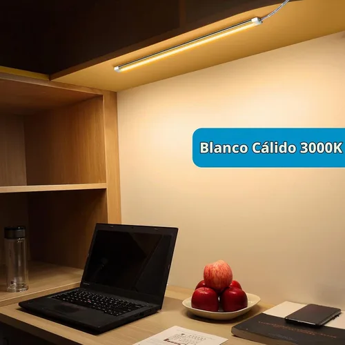 Vista 8 de Litever Kit de iluminación LED para debajo del gabinete, súper brillante, 6 barras de luz delgadas de 12 pulgadas, 31 W, 2000 lúmenes, regulable