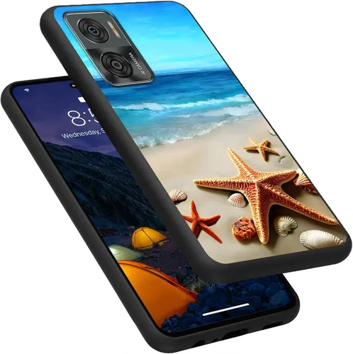 Vista 107 de Funda para Motorola Moto G Play 4G 2024, delgada y ligera, de silicona de TPU suave, color negro, ultrafina, para Motorola Moto G Play 4G 2024, Art