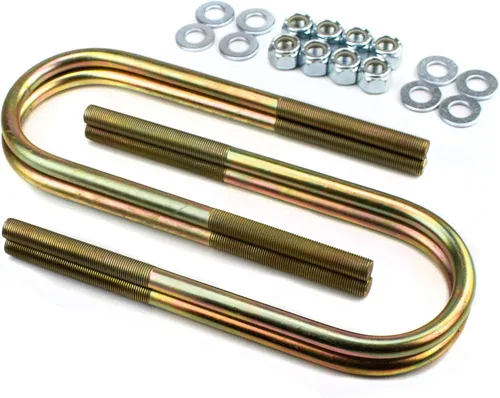 Vista 4 de WULF Kit de bajada de bloque trasero de 2 pulgadas con pernos en U compatible con el modelo Toyota compatible con el modelo Nissan compatible
