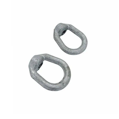 Vista 3 de 2 piezas 5/16" tuerca de ojo galvanizada sumergida en caliente con 3/8"-16 UNC grifo 1,250 libras WLL
