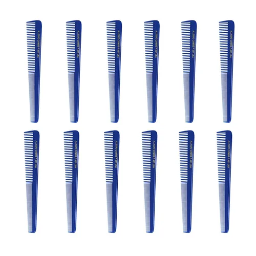 Vista 9 de Allegro Peines cónicos para el cabello, peinetas de peluquero para mujeres y hombres, 12 unidades (púrpura)