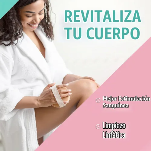 Vista 4 de Cepillo corporal seco (paquete de 1) – Reduce la celulitis, cepillo seco para celulitis y drenaje linfático, cepillo exfoliante con nódulos
