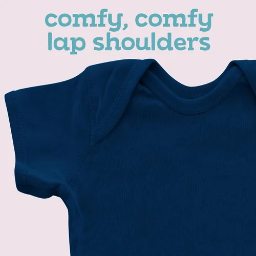 Vista 5 de Apericots Mameluco de manga corta para recién nacido, unisex, de algodón puro, suave, para bebé, talla 1 (0-18 meses)
