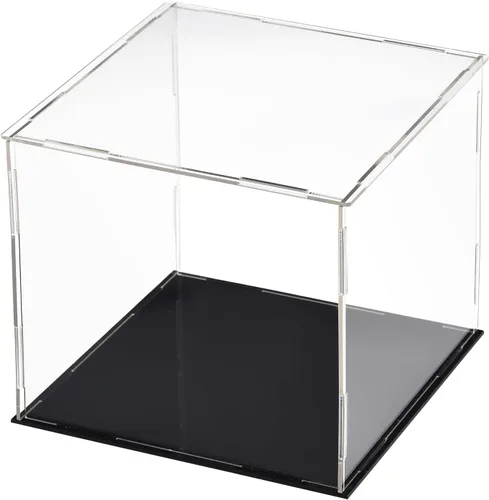 Vista 9 de DMiotech 1 caja de exhibición de acrílico transparente a prueba de polvo, 3.9 x 3.9 x 3.9 pulgadas para coleccionables