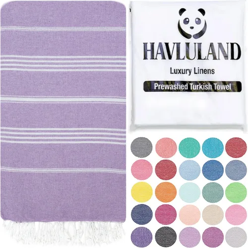 Vista 34 de Havluland - Juego de toallas de baño (100 % algodón turco)