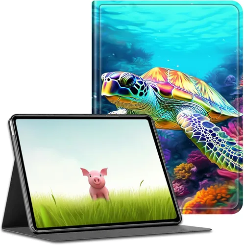 Vista 21 de Funda para tablet Amazon Kindle Fire HD 8/HD 8 Plus versión 2022/2020 (12ª/10ª generación), fundas antideslizantes multiángulo con función de Pinos