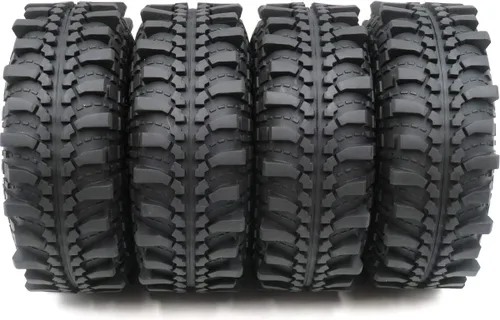 Vista 2 de 4pcs RC 2.2 Crawler Mud Terrain Neumáticos Super Grip Soft Neumáticos con inserto de espuma suave Altura: 145mm/5.7inch