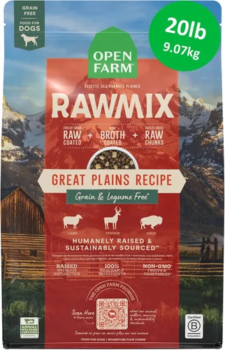 Vista 9 de Open Farm RawMix - Alimento seco para perros sin granos, croquetas de raza