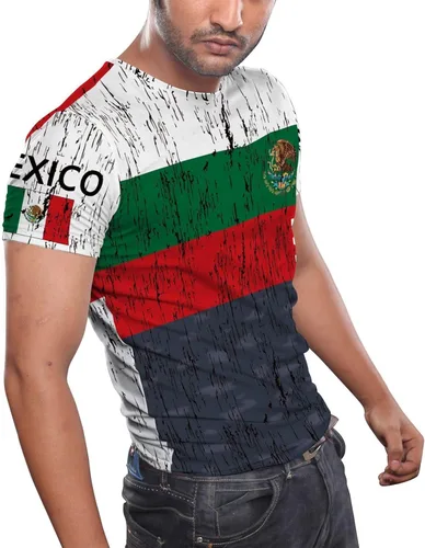 Vista 3 de Impresión 3D Copa Mundial Alemania Fútbol Jersey Arte MujerHombre USA Camiseta USA Plus Size T-Shirt