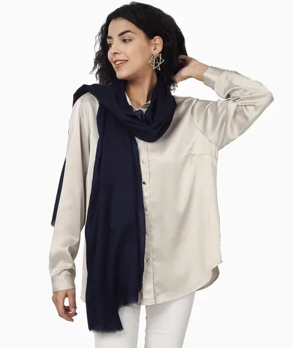Vista 5 de PASHWRAP Chal de lana merino para mujer, lujoso, cálido y grande, chal de lana pura para vestidos de noche y boda