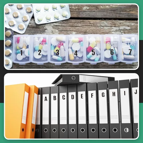 Vista 5 de Qilery 32 hojas de 0.5 pulgada de calcomanías de letras y números autoadhesivas, letras de vinilo alfabéticas de gran fuente, etiquetas de números