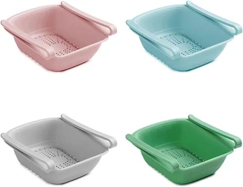 Vista 7 de Organizador de cajones para nevera, almacenamiento lateral del refrigerador, refrigerador debajo del estante, mini organizadores de refrigerador