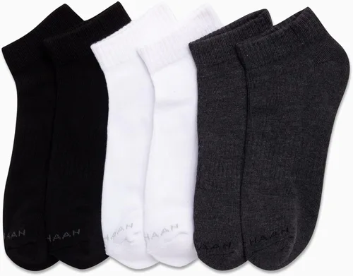 Vista 3 de Cole Haan Calcetines deportivos para hombre Calcetines de tobillo de corte cuarto, 6
