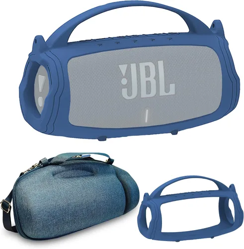 Vista 11 de JCHPINE Funda de silicona y funda rígida de viaje para JBL Charge 4 / Charge 5 Accesorios de altavoz Bluetooth portátil