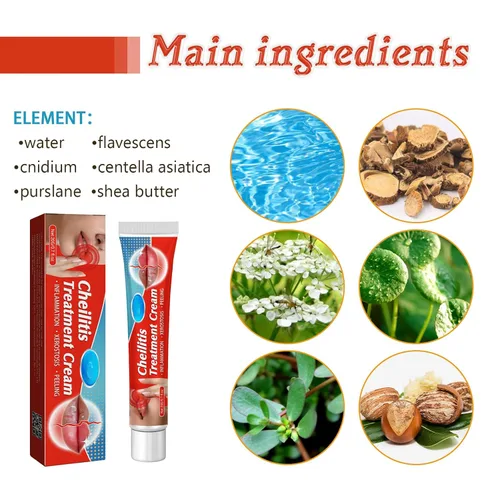 Vista 7 de Labios secos y agrietados, bálsamo labial curativo natural, crema orgánica para tratamiento de queilitis humectante durante todo el día, hombres