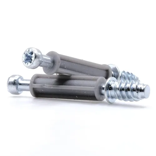 Vista 7 de ReplacementScrews Tornillos de bloqueo de leva compatibles con IKEA Part 118331 (BILLY, BRIMNES, HEMNES, MALM), roscado grueso, pasadores