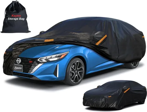 Vista 47 de Kayme Funda impermeable para automóvil deportivo para todo tipo de clima. Consulta la tabla de tallas del vehículo para un ajuste preciso. Cubierta