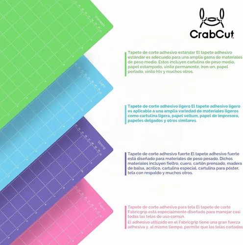 Vista 9 de Alfombrillas de corte de 12 x 12 pulgadas para Cricut Maker 4/Explore 4/Maker 3/Explore 3/Explore Air 2, paquete de 3 alfombrillas de corte
