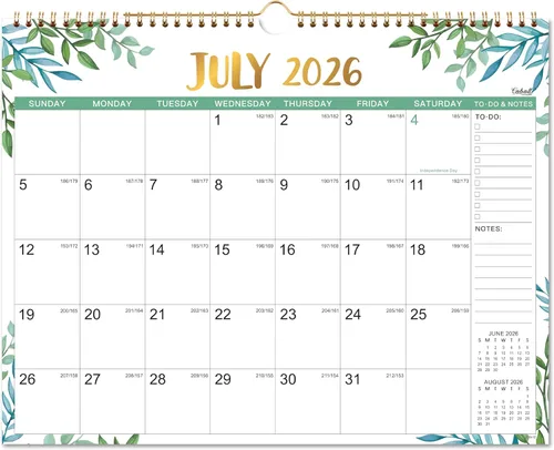 Vista 8 de Calendario 2027 – Calendario de pared 2027 con bolsillo, enero de 2027 a diciembre de 2027, calendarios mensuales de 12 x 12 pulgadas para el hogar