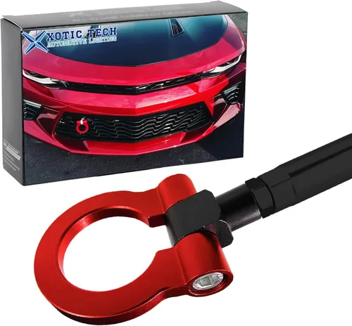 Vista 11 de Xotic Tech Sport Track Racing Style - Gancho de remolque CNC de aluminio con tornillo para parachoques delantero, compatible con Chevrolet Camaro 6ª