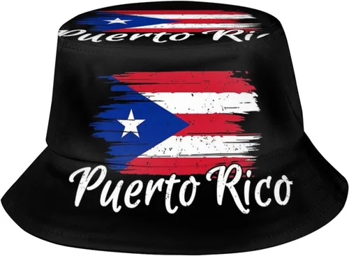 Vista 15 de Lindos sombreros de pescador de bandera plegable patriótico a la moda, gorra de pescador para viajes de verano al aire libre para adultos, mujeres