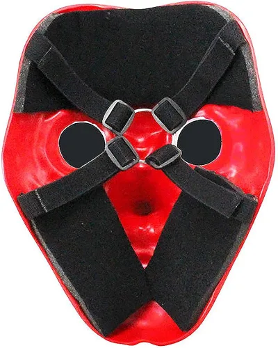 Vista 4 de Kamado Tanjirou Cosplay máscara Tengu máscara de zorro máscara de mascarada vestir Cosplay accesorios para adultos Halloween