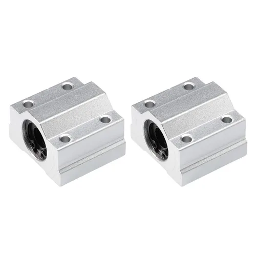 Vista 7 de uxcell Unidades lineales del bloque deslizante SCS6UU del cojinete de bolas de 19.7 ft m, orificio de 19.7 ft m 2pcs
