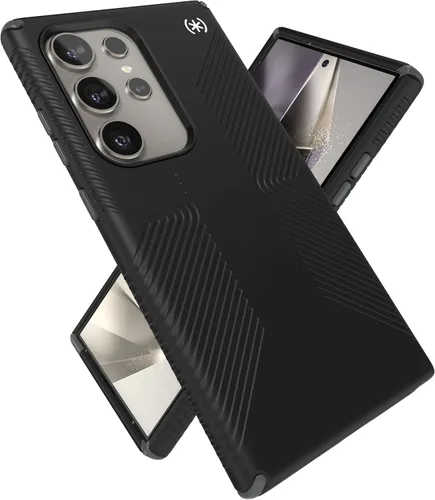 Vista 34 de Speck Funda para Samsung Galaxy S25 Plus, protección contra caídas de 13 pies, agarre antideslizante, funda para Samsung S25 Plus, bisel elevado