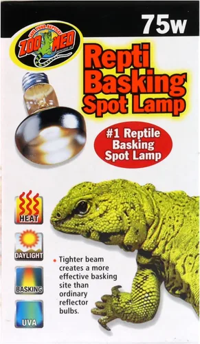 Vista 5 de Zoo Med Repti Basking Spot - Bombilla de repuesto para lámpara (75 W, 3 unidades)